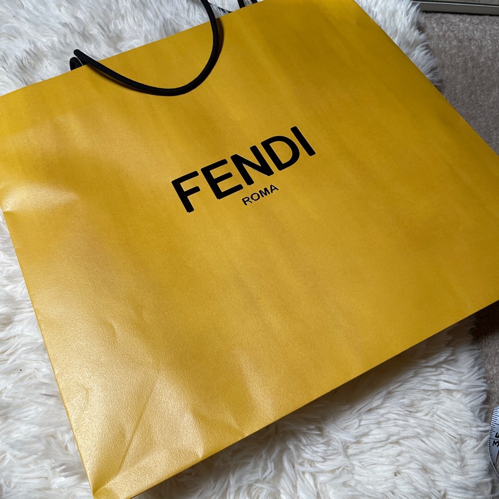 Fendi medium shopping bag 16.5”x 15.5” x 5.5”